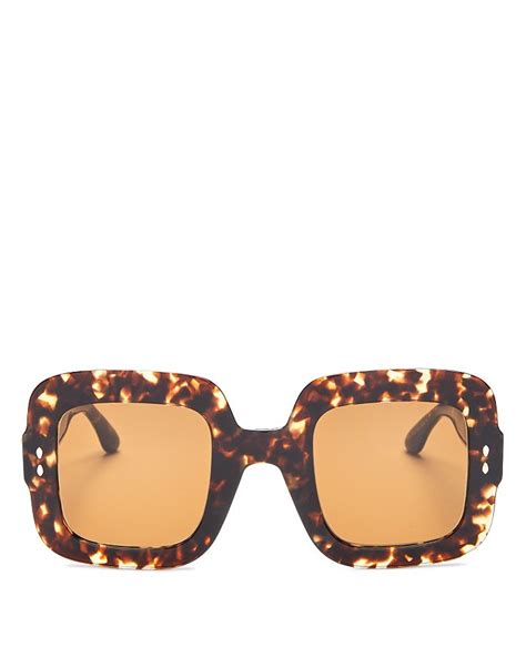 isabel marant 49mm square sunglasses|isabel marant tote sale.